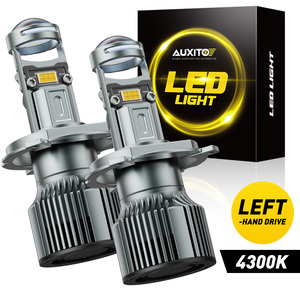 Bombillas de faro AUXITO Y19 H4 4300K 12V 24V Blanco cálido 3100lm 50W bombilla LED para faro h4 - Product Image 1