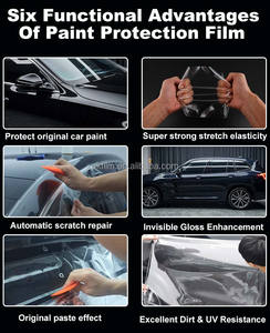Anti-rayure résistance aux taches revêtement hydrophobe Rock Chip résistance aux taches Transparent TPU peinture de voiture protection PPF Film - Product Image 4