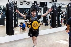 คุณภาพระดับมืออาชีพเตะมวยอุปกรณ์เจาะกระเ<span class=keywords><strong>ป</strong></span>๋าหนัง Pu 100lb หนักลูกแพร์รูปร่างสีดำเจาะถุง - Product Image 6