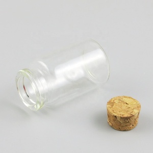 Bottiglia di stoccaggio 20ml piccolo barattolo di <span class=keywords><strong>vetro</strong></span> con coperchio <span class=keywords><strong>in</strong></span> sughero, bottiglia di <span class=keywords><strong>vetro</strong></span> trasparente per gioielli <span class=keywords><strong>in</strong></span> polvere - Product Image 5