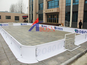 Tableros de pista de patinaje de competición de tamaño 10*20 M ajustables portátiles personalizados para barreras de Floorball de patinaje sobre hielo proveedores al por mayor - Product Image 5