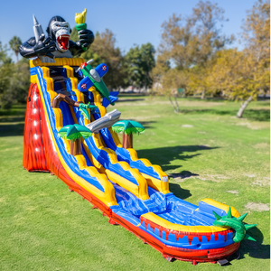 Vente en gros à bas prix, <span class=keywords><strong>toboggan</strong></span> aquatique <span class=keywords><strong>gonflable</strong></span> géant en PVC de qualité commerciale pour adultes, pour aire de jeux extérieure - Product Image 1