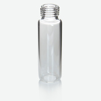 Vis créative de laboratoire en verre transparent ambre, flacon couvre-chef GC à vis, bouchon en aluminium, vente en gros, 20ml, 1 pièce
