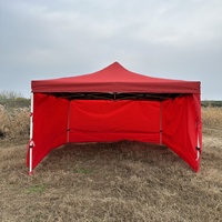 Tente pliante robuste GZYZ03 3x3m, structure en acier, imperméable, anti-UV, portable, pour le camping, les mariages, les salons professionnels
