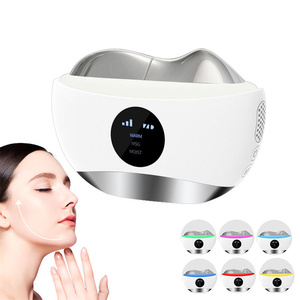 Autre appareil de beauté pour la maison, planche de <span class=keywords><strong>massage</strong></span> Gua Sha multifonctionnelle pour le cou, masseur facial à micro-courant vibrant avec fonction chauffante - Product Image 1