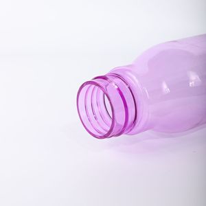 Bouteille d'eau en plastique de 600 ml avec corde, réutilisable, translucide, pour publicité promotionnelle économique - Product Image 3