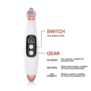 Nettoyeur de pores visuel avec caméra HD 20x grossissement, extracteur de <span class=keywords><strong>comédons</strong></span> et d'acné par aspiration, outil de suppression des points noirs - Product Image 2