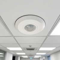 Détecteur de mouvement PIR de plafond à 360 degrés, capteur infrarouge corporel réglable de 800 W pour éclairage de couloir