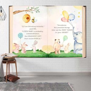 12X10ft คลาสสิกย้อนยุคพื้นหลังอาบน้ำแบบคลาสสิกวินเทจหมียักษ์หนังสือฤดูใบไม้ผลิสนามหญ้าช้างกระต่ายผึ้งลูกโป่งหมี - Product Image 5