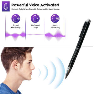 Pluma de grabación activada por audio de 32GB, grabadora de Voz digital con reproducción de música MP3 - Product Image 3