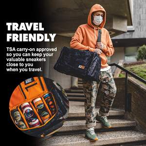 Échantillon gratuit Sac de sport de voyage pour basketball et football, sac de sport et sac de voyage avec trois séparateurs de compartiments mobiles - Product Image 3