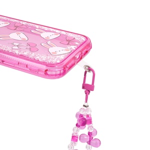 Funda de teléfono móvil de lujo para Niñas para iPhone 14 15 16 17 Fundas Protector De Celular <span class=keywords><strong>Al</strong></span> Por Mayor 3 en 1 funda trasera pintada con purpurina - Product Image 5