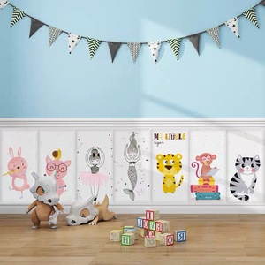 3D Self Adhesive Wall Stickers Animals Pattern 70x35 Cm Xpe Foam Children's Rooms Modern Design - Product Image 5