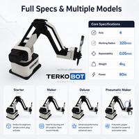 TERKOBOT DexArm Bras Robotique Multifonctionnel de Bureau Graveur Laser Imprimante 3D Robot Dessinateur pour Expositions Cadeaux Personnalisés et Affaires