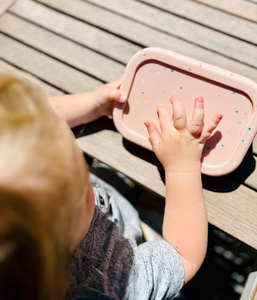 Loncheras Bento de Silicona de Grado Alimenticio de Alta Calidad DZ, Aptas para Microondas, con 3 Compartimentos, Contenedor de Almuerzo Portátil para Niños y Recién Nacidos - Product Image 3