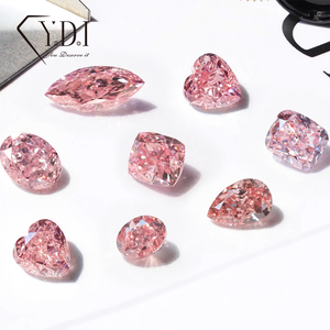 Pink Lab Create Diamonds 1.5 CT CVDルースストーンペアカットファンシービビッドカラーVS EXルースダイヤモンドIGI GIA人工合成 - Product Image 2