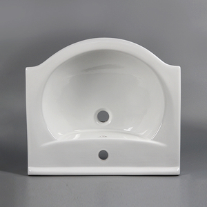 Lavabo Moderno in Ceramica Bianca Resistente per <span class=keywords><strong>Bagno</strong></span> - Product Image 4