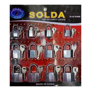 समोओ चीन चीन कारखाने सस्ते लोकप्रिय थोक लौह पैडलॉक 3 कुंजी स्व-भंडारण दरवाजा कार्गो सेट के लिए एंटी-चोरी - Product Image 2