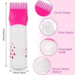 Tùy CHỈNH <span class=keywords><strong>60oz</strong></span> Thuốc nhuộm tóc Applicator tóc bóp dầu chai tóc Salon chai cho thợ cắt tóc - Product Image 2