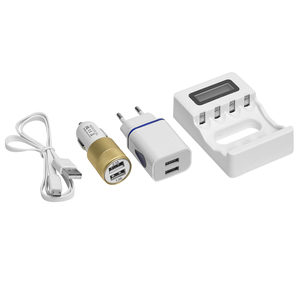 Caricabatterie per Casa/Auto LR6 e LR3 (AA e AAA) - Product Image 1