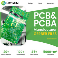 Placa de Circuito Impreso (PCB) de Alta Frecuencia PTFE TU-863+ 2.2DK 10GHz Multicapa HDI con Control de Impedancia de Cobre Pesado, Via Ciego Enterrado ENIG