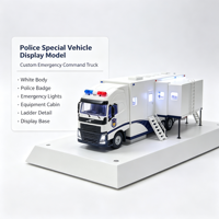 Modèle de véhicule spécial de police de commandement d'urgence personnalisé