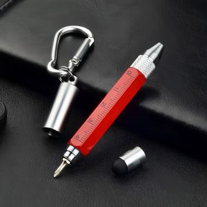 Stylo multifonction 6-en-1 en métal, stylo à bille miniature promotionnel pour le bureau et l'école, cadeau de haute qualité - Product Image 4