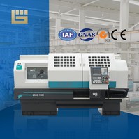 Torno Cnc Horizontal Ck6163 Torno de cama plana completamente automático Sistema de control Gsk Máquina de torneado de metal Herramienta Torno Cnc