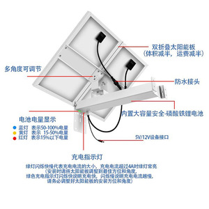 Sistema de Monitoreo Solar HJSCCD Hongjin 1080p con Zoom 5x, Batería, Wi-Fi Inalámbrico y Almacenamiento en la Nube para Seguridad Exterior - Product Image 1