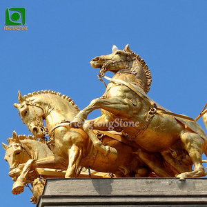 Réplica famosa escultura <span class=keywords><strong>de</strong></span> <span class=keywords><strong>caballo</strong></span> y carro romano <span class=keywords><strong>de</strong></span> <span class=keywords><strong>guerra</strong></span> <span class=keywords><strong>de</strong></span> resina <span class=keywords><strong>de</strong></span> fibra <span class=keywords><strong>de</strong></span> vidrio - Product Image 2