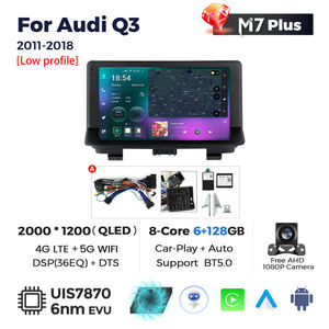 MEKEDE-Pantalla QLED M6 M7 7870 para coche, pantalla de 8 núcleos, Android, GPS, WIFI, FM, AM, BT5.0, 256 GB, 2011 GB, para Audi Q3 2018- - Product Image 2