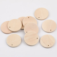 PAFU DIY Fournitures de loisirs créatifs, disques en bois vierges non finis, ensemble de porte-clés avec boîte de rangement