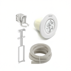 Controllo Pneumatico per Valvola di Scarico Unica Plus a Pulsante Singolo Bianca - Product Image 2