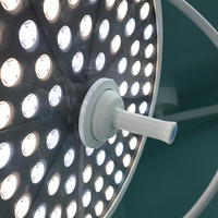 Équipement médical d'hôpital, lampe chirurgicale électrique à LED sans ombre, support réglable, 40000-160000 Lux, 3000-6700K