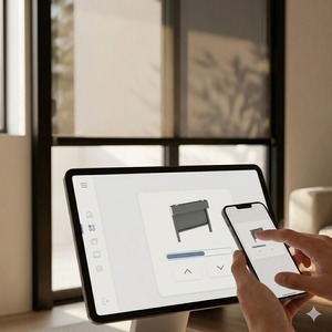 Persianas enrollables exteriores personalizadas con cremallera, resistentes al viento e impermeables, motorizadas, para pérgola, <span class=keywords><strong>toldo</strong></span> vertical para balcón - Product Image 2