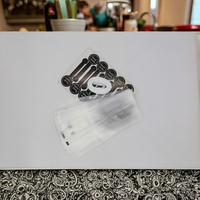 Sacs en Cellophane Plastique Transparent Clair avec Autocollants Faits à la Main pour Biscuits, Gâteaux, Chocolats, Bonbons, Emballage de Boulangerie