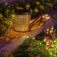 Guirlande Lumineuse Solaire Bouilloire d'Arrosage pour Jardin, Extérieur, Pelouse, Paysage et Décoration Nocturne