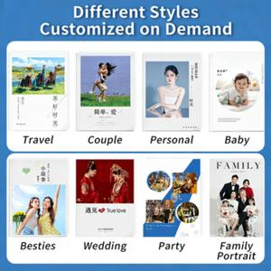 Álbum <span class=keywords><strong>de</strong></span> Fotos Personalizado con Tapa Dura, <span class=keywords><strong>Libro</strong></span> Conmemorativo, Impresión y Desarrollo <span class=keywords><strong>de</strong></span> Fotos <span class=keywords><strong>de</strong></span> Boda para Parejas - Product Image 5