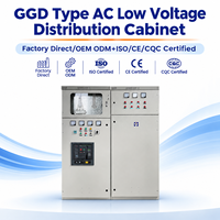 Tablero de Distribución Eléctrica de Baja Tensión GGD, Gabinete de Distribución de Energía Trifásica, Tablero de Control de CA 380V para Unidad de Subestación