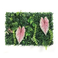 Panneaux muraux de plantes artificielles, verdure, mur de gazon, décoration de fond, feuilles de lierre artificielles, revêtement mural intérieur