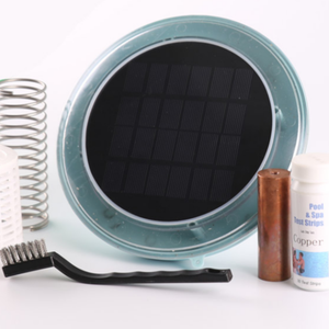 Filtre à eau <span class=keywords><strong>ioniseur</strong></span> <span class=keywords><strong>argent</strong></span> <span class=keywords><strong>cuivre</strong></span> purificateur de piscine extérieure à énergie solaire - Product Image 1