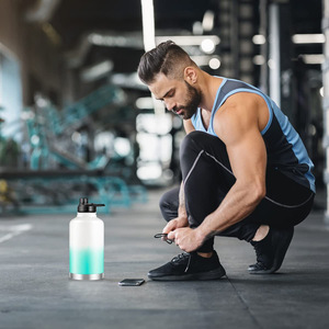 For 64 Oz Stainless Steel Vacuum Insulated Water <b>Bottle</b> with 24hr Cold Retention Eco-Friendly & Portable - Product Image 3
