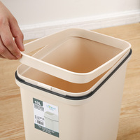 Vente en gros en usine Logo personnalisé Durable PP Stand 6L 10L 15L Tash Bin Flip Top Rolling Poubelle
