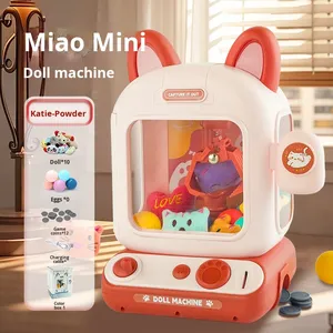 Personalizzato educativo Mini elettrico Clawing Doll Machine afferrare secchio giocattolo torsione uova per 5-7 anni giochi di plastica - Product Image 6