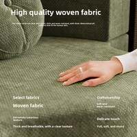 Stoff-Kompressionssofa Klappbar Alles-in-Einem Doppelfunktion 2026 Neuer Stil Wohnzimmer Doppel Multifunktions-Tatami Modern Hochwertig