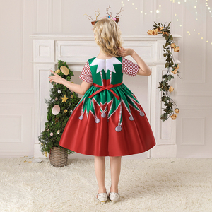 MQATZ Costume da Bambina per Halloween e Carnevale, Ispirato a Film e Serie <span class=keywords><strong>TV</strong></span>, Abito Rosso in Poliestere per Capodanno - Product Image 4