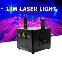Projecteur Laser ILDA RGB 10W, Scanner 25KHz, contrôle par application, motif de faisceau coloré, lumière Laser pour boîte de nuit, bar, discothèque, effet de scène