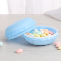Offre Spéciale deux taille différente en plastique artificielle mini macaron bijoux organisateur boîte