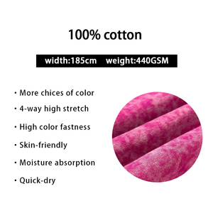 Hợp Thời Trang Thương Hiệu 100% Chải Kỹ Cotton Hoodie Sáp In Màu Cỏ Twill Vải Đồng Bằng Nhuộm <span class=keywords><strong>Batik</strong></span> Cho Bé Trai Cô Gái Hàng May Mặc Túi Dệt - Product Image 2