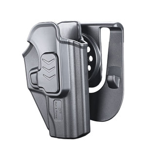 ซองปืนพกนอกเอวแบบ Paddle Holster สำหรับปืน Makarov รุ่น GUN & FLOWER <span class=keywords><strong>ระดับ</strong></span> 2 ปลดล็อคด้วยนิ้วชี้ หมุนได้ 360 องศา °   พลาสติกหุ้มเลนส์แบบปรับได้พร้อมแป้นเกียร์ - Product Image 2